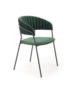 Jedálenská stolička K426 Halmar Tmavo zelená