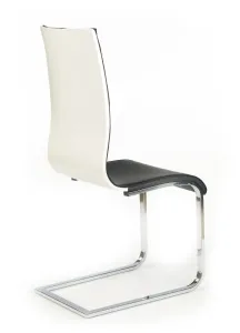 Jedálenská stolička K104 Čierna / biela