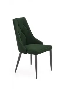 Jedálenská stolička K365 Halmar Tmavo zelená