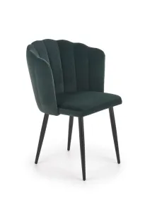 Jedálenská stolička K386 Halmar Tmavo zelená