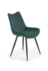 Jedálenská stolička K388 Halmar Tmavo zelená