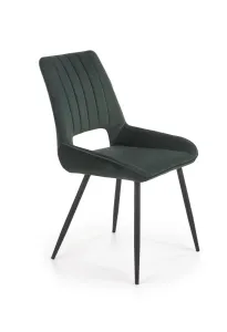 Jedálenská stolička K404 Halmar Tmavo zelená #791601