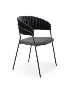 Jedálenská stolička K426 Halmar Čierna