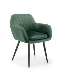 Expedo Jedálenská stolička FOXTROT, 58x80x56, tmavo zelená
