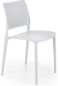HALMAR Plastová stolička K514 nebesky modrá