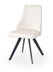 Jedálenská stolička Lyra biela/čierna