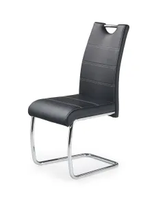 Jedálenská stolička K211 Halmar Čierna #5899439