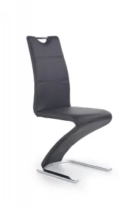 Jedálenská stolička K291 Halmar Čierna #1582080