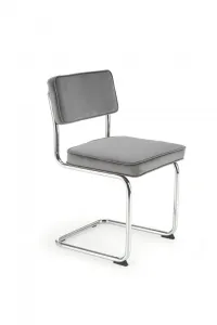 Konzolová jedálenská stolička K510 Sivá