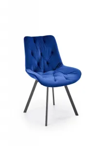 Otočná jedálenská stolička K519 Modrá
