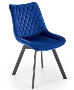 Otočná jedálenská stolička K520 Modrá
