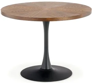 HALMAR Jedálenský okrúhly stôl CARMELO orech 100 cm