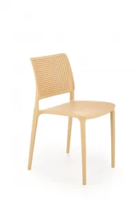 Stohovateľná jedálenská stolička K514 Halmar Oranžová
