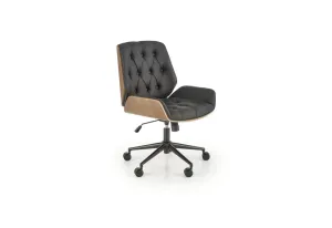 Expedo Kancelárska stolička NAKIA, 60x90-100x65, orech/čierna