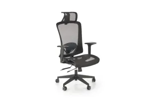 Expedo Kancelárska stolička KABI, 63x117-125x63, čierna