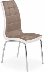 HALMAR Jedálenská stolička K186 cappucino-biela