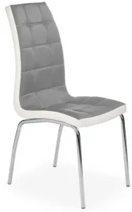 HALMAR Jedálenská stolička K186 šedo-bielá