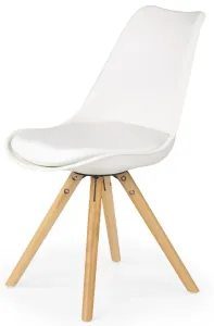 HALMAR Jedálenská stolička K201 bielá