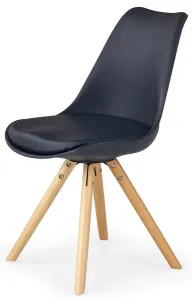 HALMAR Jedálenská stolička K201 čierná