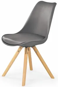 HALMAR Jedálenská stolička K201 šedá