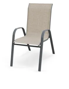 Záhradná stolička Sleko šedá