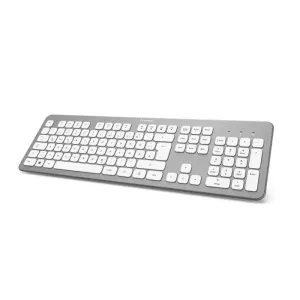 Hama 182610 bezdrôtová klávesnica KW-700, strieborná/biela