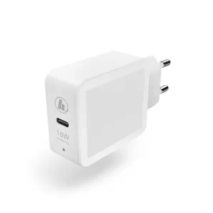 Hama rýchla USB nabíjačka, USB-C, Quick Charge 3.0/Power Delivery, 18 W, biela