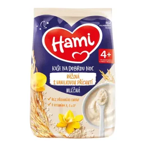 Hami mliečna kaša ryžová s vanilkovou príchuťou na dobrú noc (od ukonč. 4. mesiaca) 1x210 g