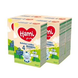 Hami 4 Batoľacie mlieko s príchuťou vanilky od uk. 24. mesiaca 5 x 600 g