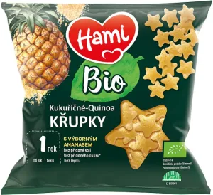 HAMI BIO Chrumky kukuričné-quinoa s výborným ananásom 20 g, 12+