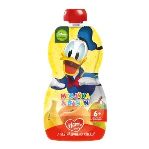 Hami Disney Donald kapsička MARHUĽA A BANÁN pasterizovaný ovocno-zeleninový príkrm (od ukonč. 6. mesiaca) 1x110 g
