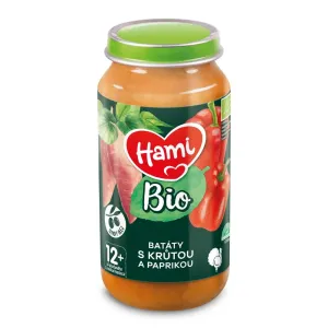 HAMI Bio mäsovo-zeleninový príkrm batáty s morkou a paprikou 12m+ 250 g