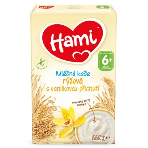 Hami mliečna kaša ryžová s vanilkovou príchuťou (od ukonč. 6. mesiaca) (inov.2020) 1x225 g