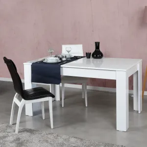 Jedálenský stôl OBLO 80 cm biely