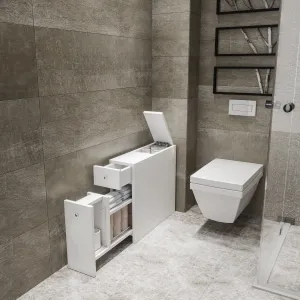 Kúpeľňová skrinka Calencia 55 cm biela