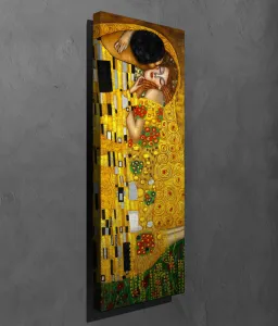 Asir Nástěnná reprodukce obrazu Gustav Klimt - Polibek, 30 x 80 cm