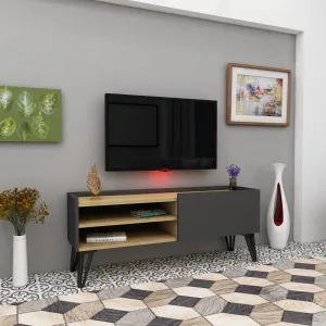 TV stolek VERONICA 120 cm dub/antracitový