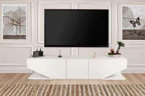 TV stolík Inci 180 cm biely