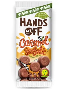 Hands off my chocolat Vegánska mliečna čokoláda s lis. pasta karamel a morská soľ 100 g #1555178