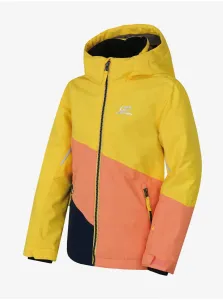Marhuľovo-žltá detská zimná nepremokavá lyžiarska bunda Hannah #1063183