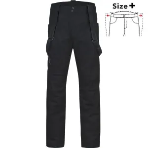 Hannah ALECIO Pánske lyžiarske nohavice pre plnoštíhlych mužov, čierna, veľkosť #471423