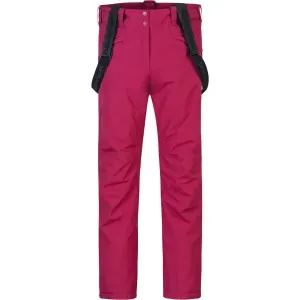 Hannah AWAKE II Dámske lyžiarske nohavice, vínová, veľkosť #8480014