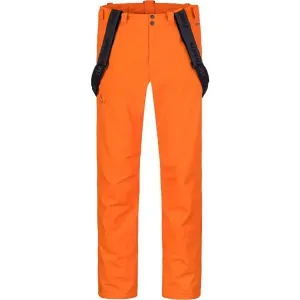 Hannah SLATER FD Pánske lyžiarske nohavice, oranžová, veľkosť #8227671