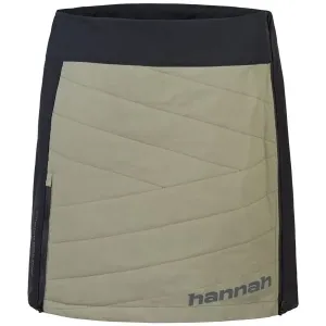 Hannah ALLY PRO Dámska zateplená sukňa, khaki, veľkosť #8227895