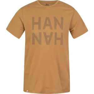 Hannah GREM Pánske tričko, hnedá, veľkosť #9327868