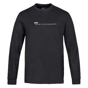 Hannah KIRK Pánske tričko s dlhým rukávom, čierna, veľkosť #8479772