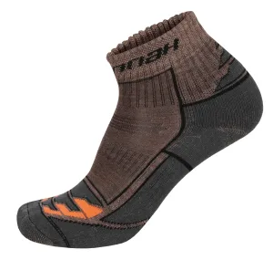 HANNAH Walk Lite Outdoorové ponožky 118HH0278PT Chocolate (orange) M