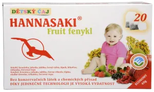 Hannasaki Fruit fenikel - detský ovocný čaj 20 sáčkov