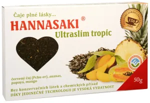 Hannasaki Ultraslim tropic červený čaj s ovocím 50 g