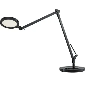 Hansa LED svietidlo pre písacie stoly VENUS, s možnosťou stmievania, čierna